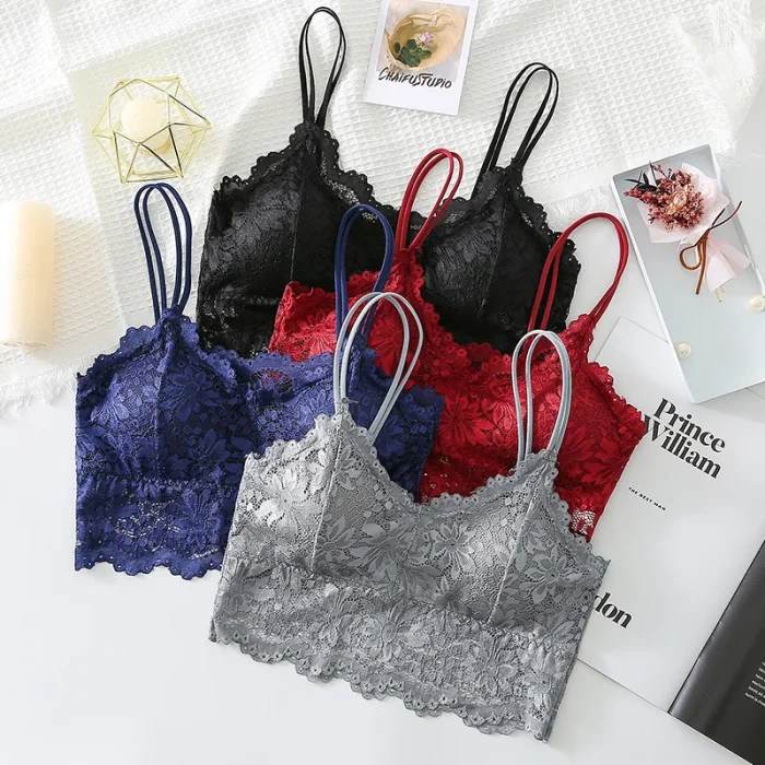 Female Hollow Out Wireless Lingerie Seamless Bra