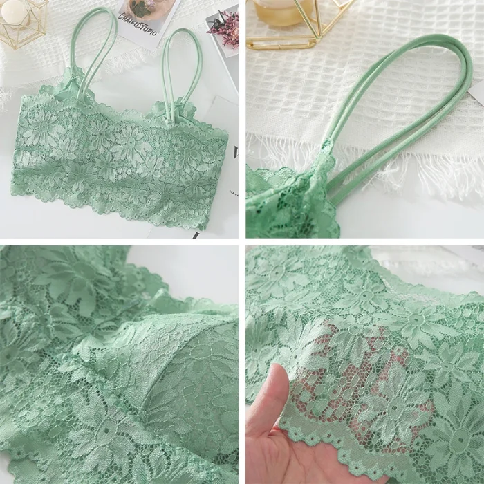 Female Hollow Out Wireless Lingerie Seamless Bra