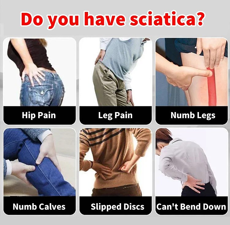 [Limited time discount] Sciatic nerve ointment, sciatica, lumbar spine protrusion, nerve compression, pain and numbness of hips and legs!