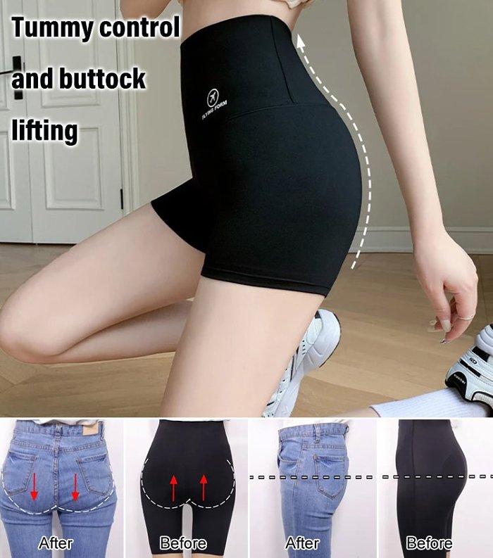 Buy 1 get 1 free,Skin-friendly, breathable and comfortable. super stretchy soft 3 point body sculpting hip lift shorts