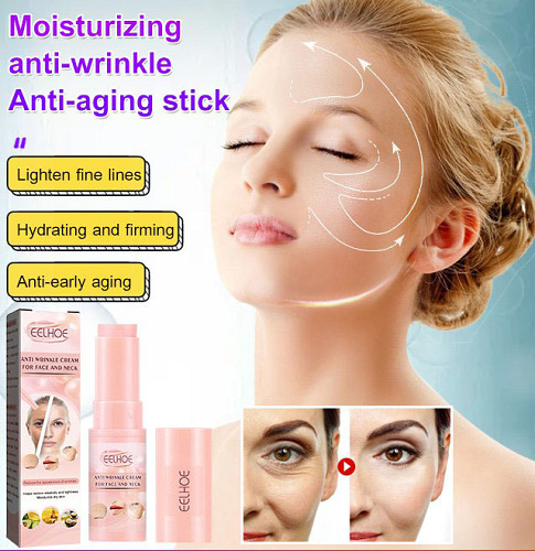 【Reduce fine lines on the face】Moisturizing anti-wrinkle anti-aging stick