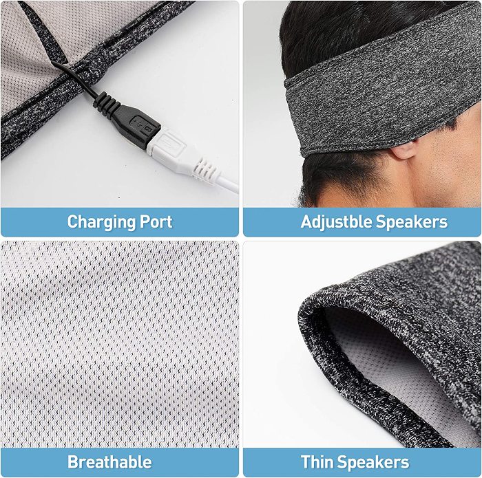 Sleep Headphones Bluetooth Headband