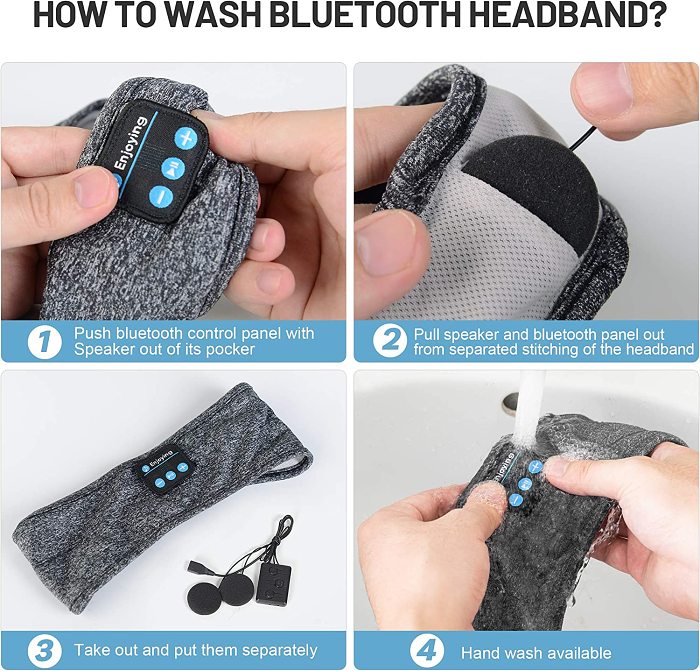Sleep Headphones Bluetooth Headband