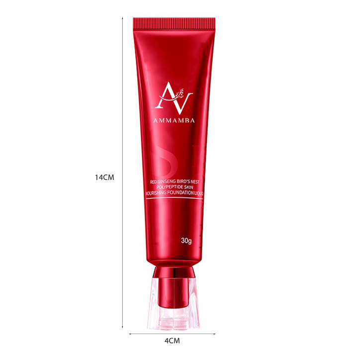 COD[Lasting and No Smudge] Red Bird's Nest Moisturizing Liquid Foundation