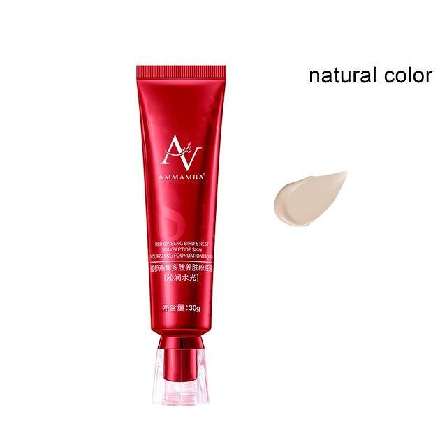 COD[Lasting and No Smudge] Red Bird's Nest Moisturizing Liquid Foundation