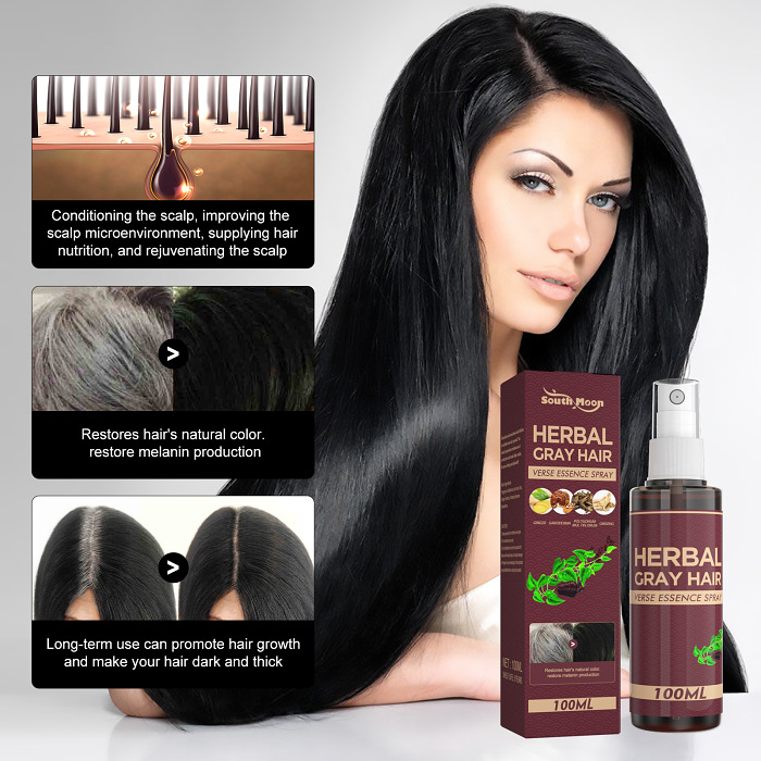 【COD】Herbal Essences Moisturizing Hair Care White Hair Turns Black Hair