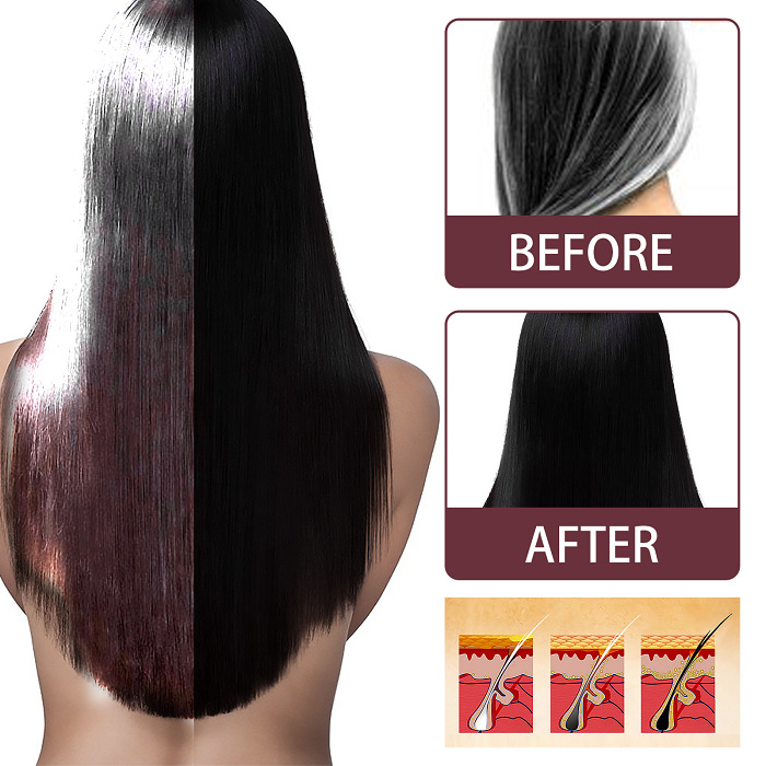 【COD】Herbal Essences Moisturizing Hair Care White Hair Turns Black Hair