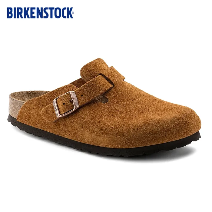 【慶祝BIRKENSTOCK成立60週年】現公司決定包頭鞋外穿拖鞋男女同款牛皮拖鞋Boston系列超夯特惠!!!賣完即止