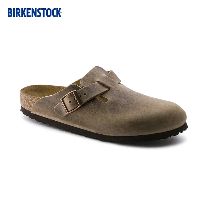 【慶祝BIRKENSTOCK成立60週年】現公司決定包頭鞋外穿拖鞋男女同款牛皮拖鞋Boston系列超夯特惠!!!賣完即止