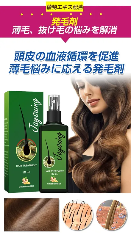 植物提取物復合生髮劑