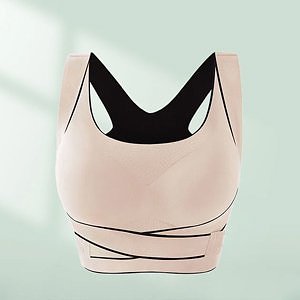 Traceless front buckle crossed sports corrective backless