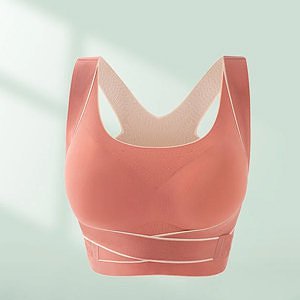 Traceless front buckle crossed sports corrective backless