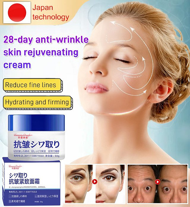 Japanese tech. 28-day anti-wrinkle rejuvenation cream