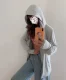 2023🌞夏の必需品！50倍日焼け止め！男女兼用の薄手の日焼け止めパーカー、取り外し可能なツバで！