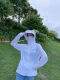 2023🌞夏の必需品！50倍日焼け止め！男女兼用の薄手の日焼け止めパーカー、取り外し可能なツバで！