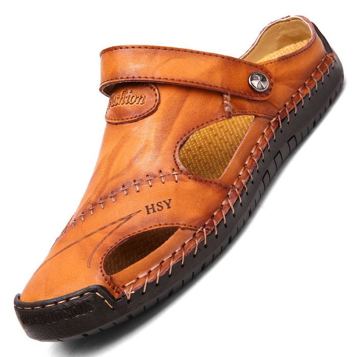 🔥Last Day Promotion 50% OFF🔥 Mutlon Leather Classic Sandals Slipper Outdoor