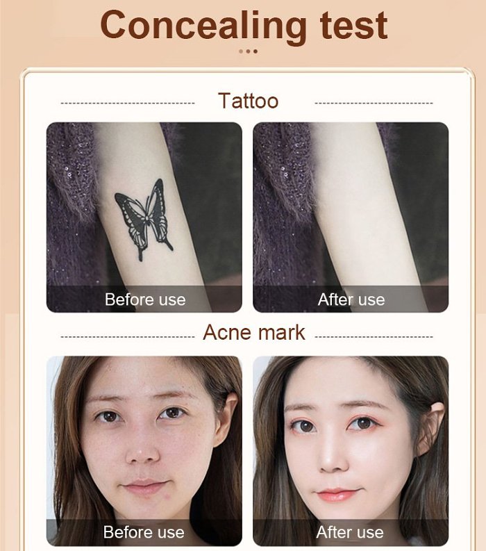 Long-Lasting Waterproof Concealer（Free Concealer Brush）