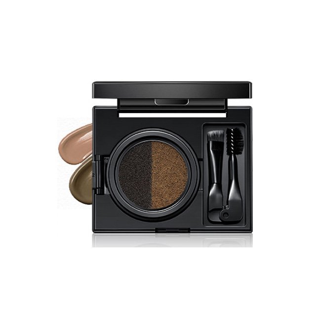 Two-color matte eyebrow cream, no makeup removal