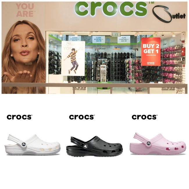 【限時特惠】Justin Bieber等潮人熱捧的Crocs洞洞鞋，鞋面可配上喜愛的Jibbitz™ Charms，展現你的獨有風格！