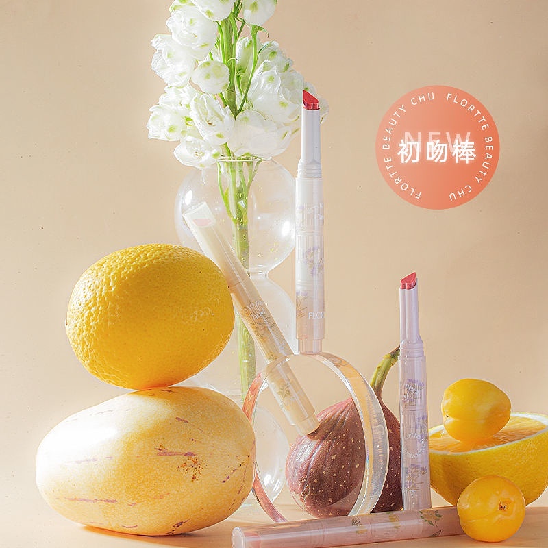 FLORTTE/花洛莉亞初吻愛心棒果凍唇膏