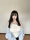 Ribbed Knit Tank Top! Sqare neck + V neck. One clothes and two wears!
