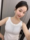 Ribbed Knit Tank Top! Sqare neck + V neck. One clothes and two wears!