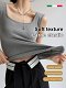 Ribbed Knit Tank Top! Sqare neck + V neck. One clothes and two wears!