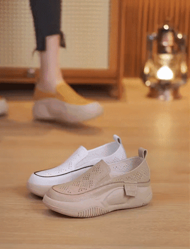 hight Quality and good cushioning for long walks Thick-soled women's shoes