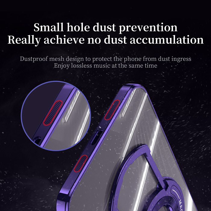 Magnetic electroplating soft shell, AR high-definition high-transparency, support Magsafe charging, strong anti-fall and no fingerprints! !