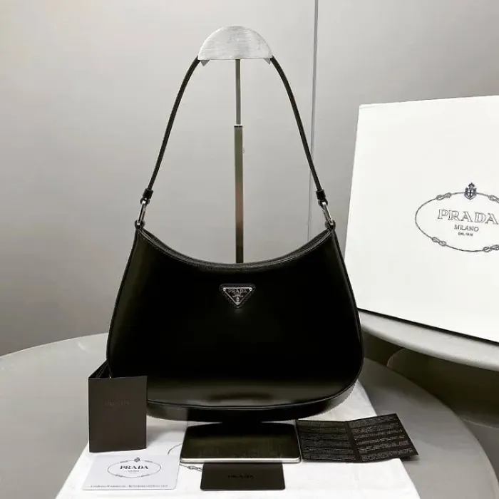 🔥限定30個！プラダ東京銀座オープン記念！プラダ クレオ ハンドバッグ プロモーション、公式請求書、限定ギフト ハンドバッグ エクステンション チェーン!