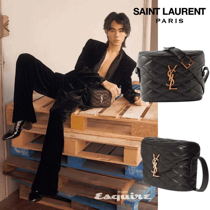 【Saint Laurent |公式サイトは正規品】★「BAILA雑誌」掲載！山本美月さん愛用の JUNE BOX バッグ