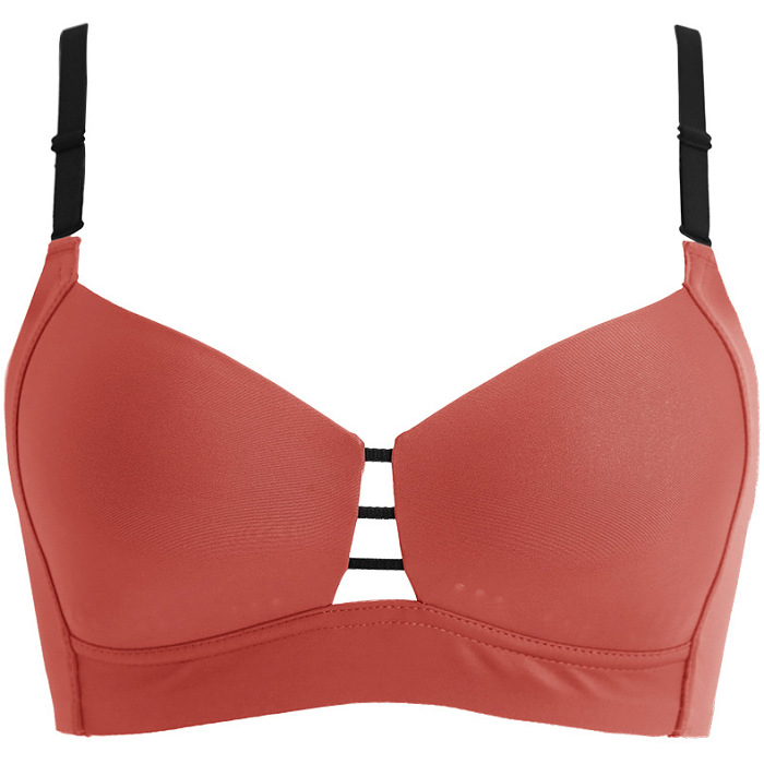 【ซื้อ 1 แถม 1】Wacoal ญี่ปุ่น ไร้รอย ไม่มีห่วงเหล็ก ชุดชั้นในสตรีน้ำยางธรรมชาติรวบรวมลูกไม้ไร้แหวนเหล็ก