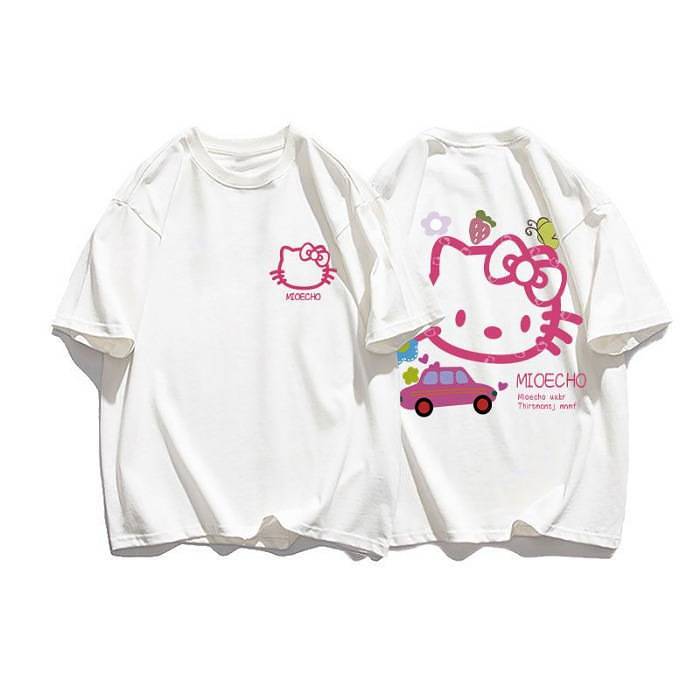 正版授權【HelloKitty】260g重裝純棉T恤（買一送一）