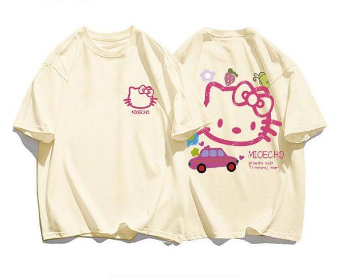 正版授權【HelloKitty】260g重裝純棉T恤（買一送一）