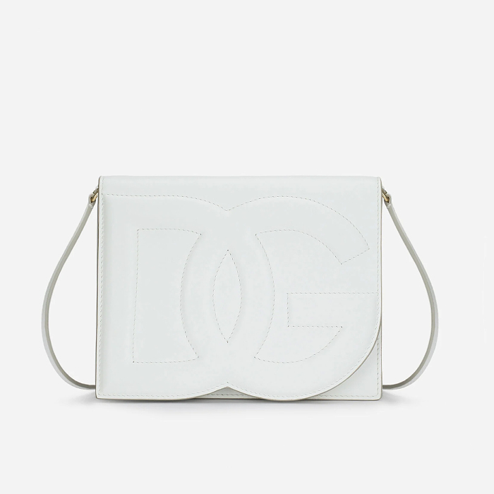 夏コーデが劇的に華やぐ！DOLCE＆GABBANA DG Logo Bag クロスボディバッグ カーフスキン
