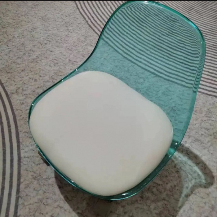 透明亞克力萬向輪家用小矮凳