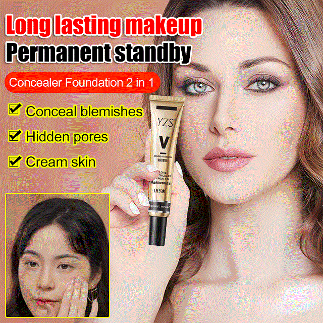 2023 HOT SALE💥GLITTER MOISTURIZING CONCEALER LIQUID FOUNDATION(🔥buy 1 get 1 free🔥)