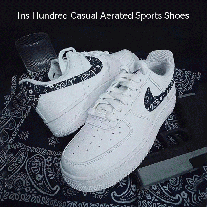 [Popular limited item] Nike Air Force 1 Low “Black Paisley” “Blue Paisley” “Green Paisley” sports shoes