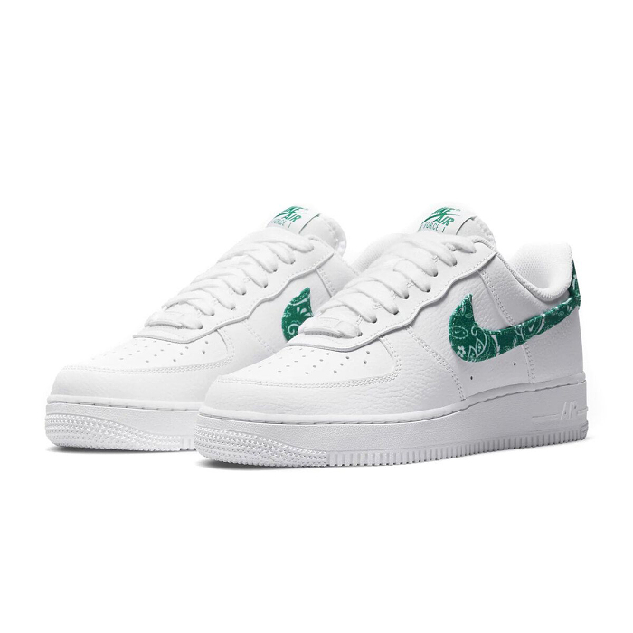 [Popular limited item] Nike Air Force 1 Low “Black Paisley” “Blue Paisley” “Green Paisley” sports shoes