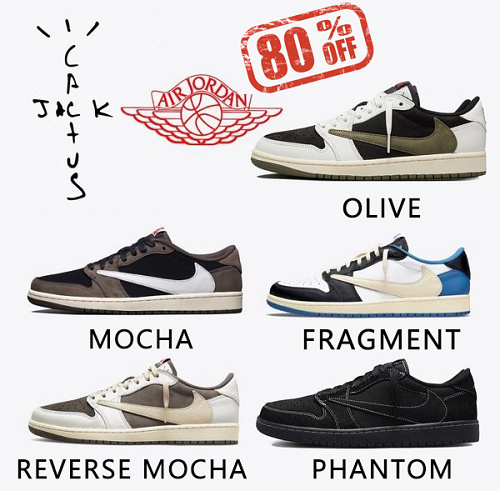 Travis Scott x Air Jordan 1 Low Co-branded series