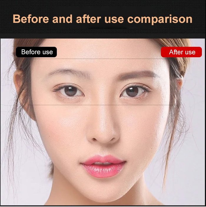 Two-color matte eyebrow cream, no makeup removal