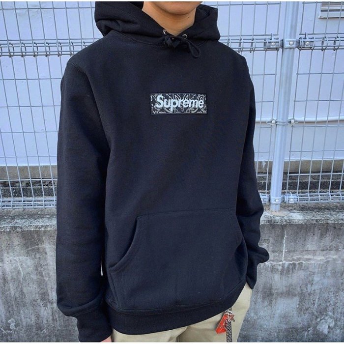 Supreme Bandana Box Logo Hooded Sweatshirt