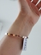 18金製カップルブレスレット