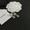 Palace European style rhinestone double C earrings