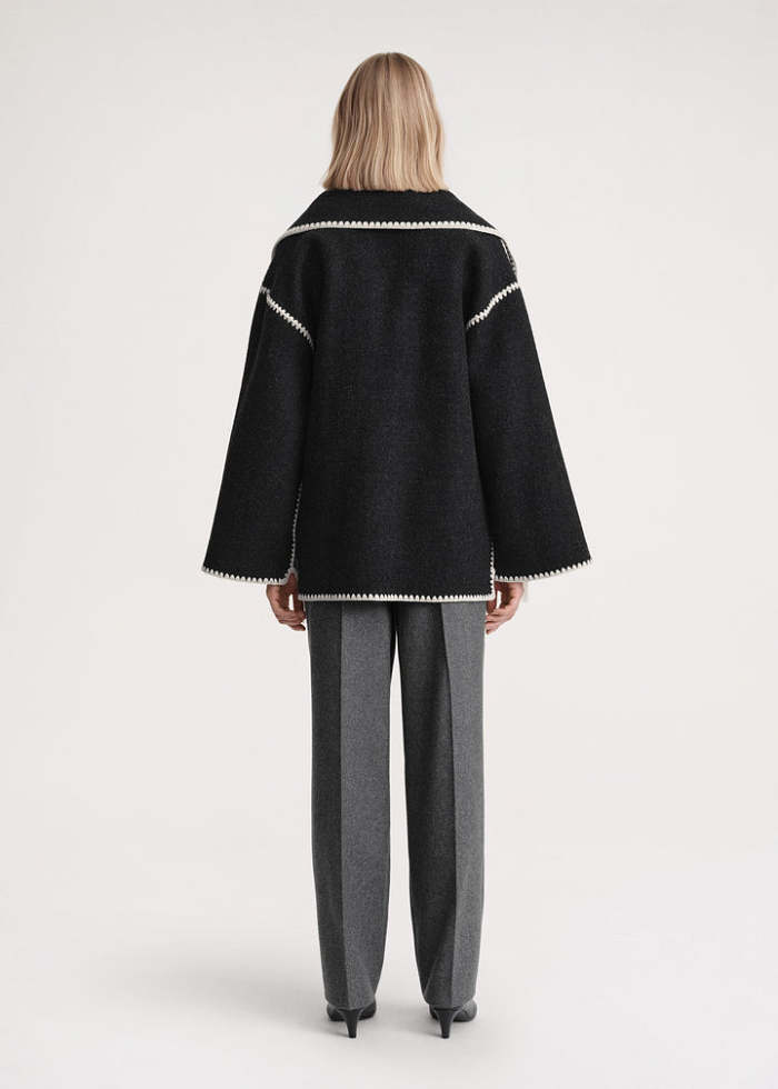 SIGNATURE CASHMERE SCARF COAT