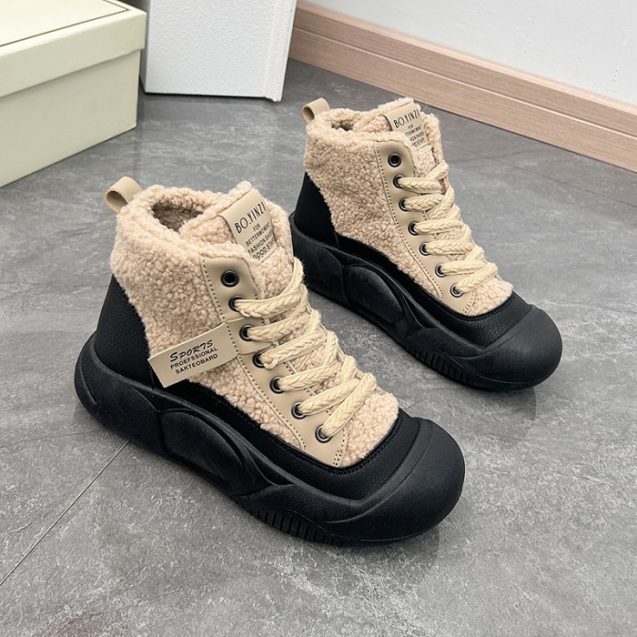 【Mizuno美津濃年末促銷、防寒・身長アップ】冬用裏起毛付き厚底スニーカー