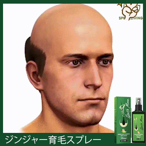 【日本の最新技術】ジンジャー育毛スプレー
