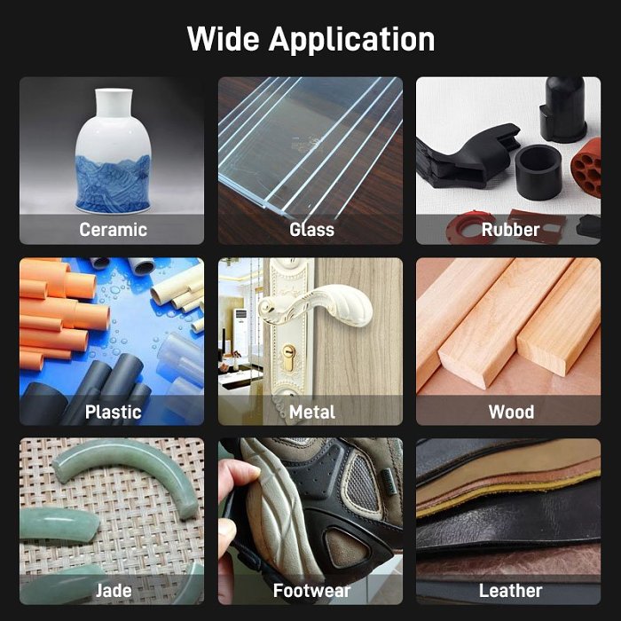 Oil-based original universal adhesive No more nails or drilling holes. Applied for any type of surface. Buy 1 free 1!
