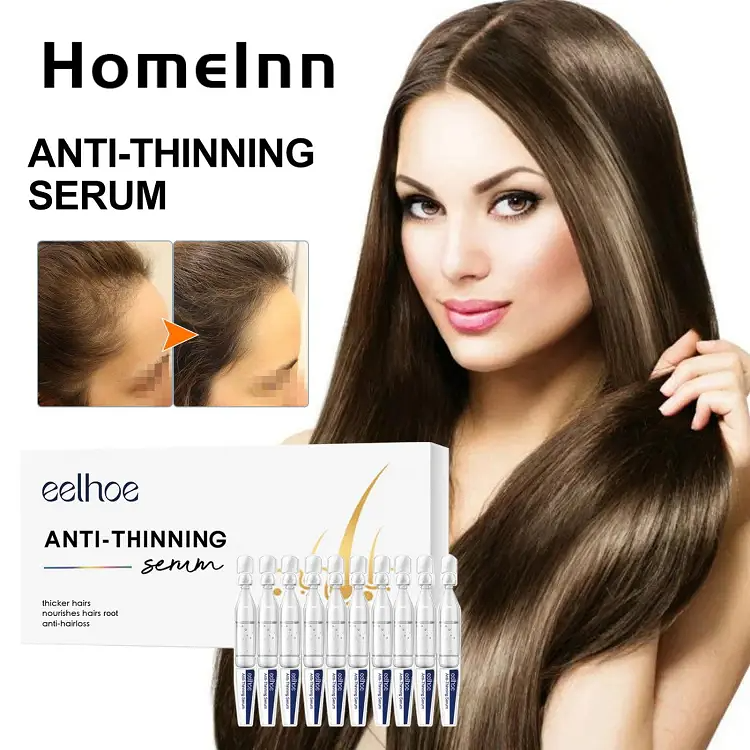[Recommended by famous Japanese doctors] Hair loss is severe! Do you always feel depressed and envious of people with thick hair? You can do it too! EELHOE dense hair repair solution will help you see short hair grow out of your pores in just one week!