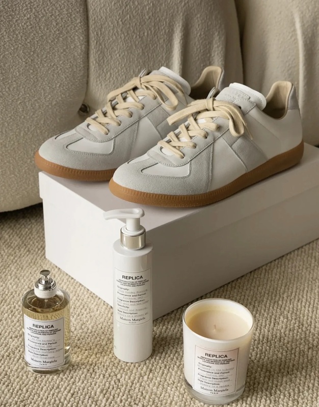 Maison Margiela Calfskin Replicaスニーカー ホワイト#ギフトおすすめ#ギフトおすすめ ファッションスニーカー